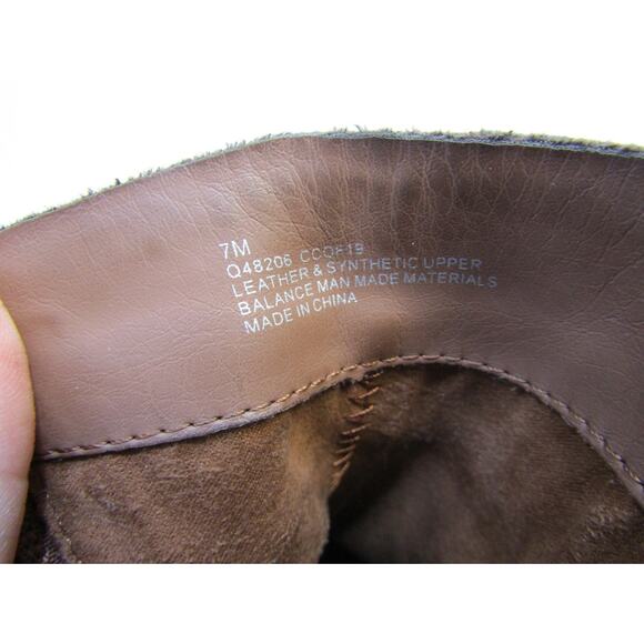 Korks Womens Size 7 M Brown Leather Zip Fashion Ankle Boots Booties - Picture 10 of 11